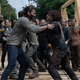 As happy as Justin (Zach McGowan) looks, I promise you he’s fighting with Daryl (Norman Reedus).